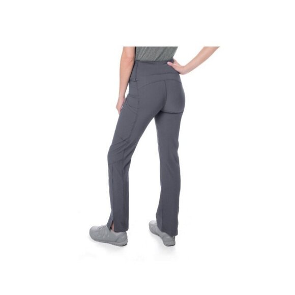 URBANE ALIGN multi pocket cargo pull on women's scrub pants -MEDIUM(Petite) Gray - Picture 4 of 8